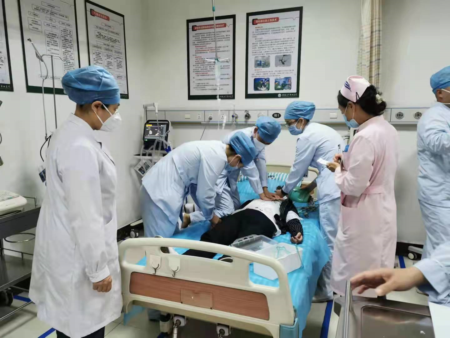 护理部组织机动护士库人力资源调配演练