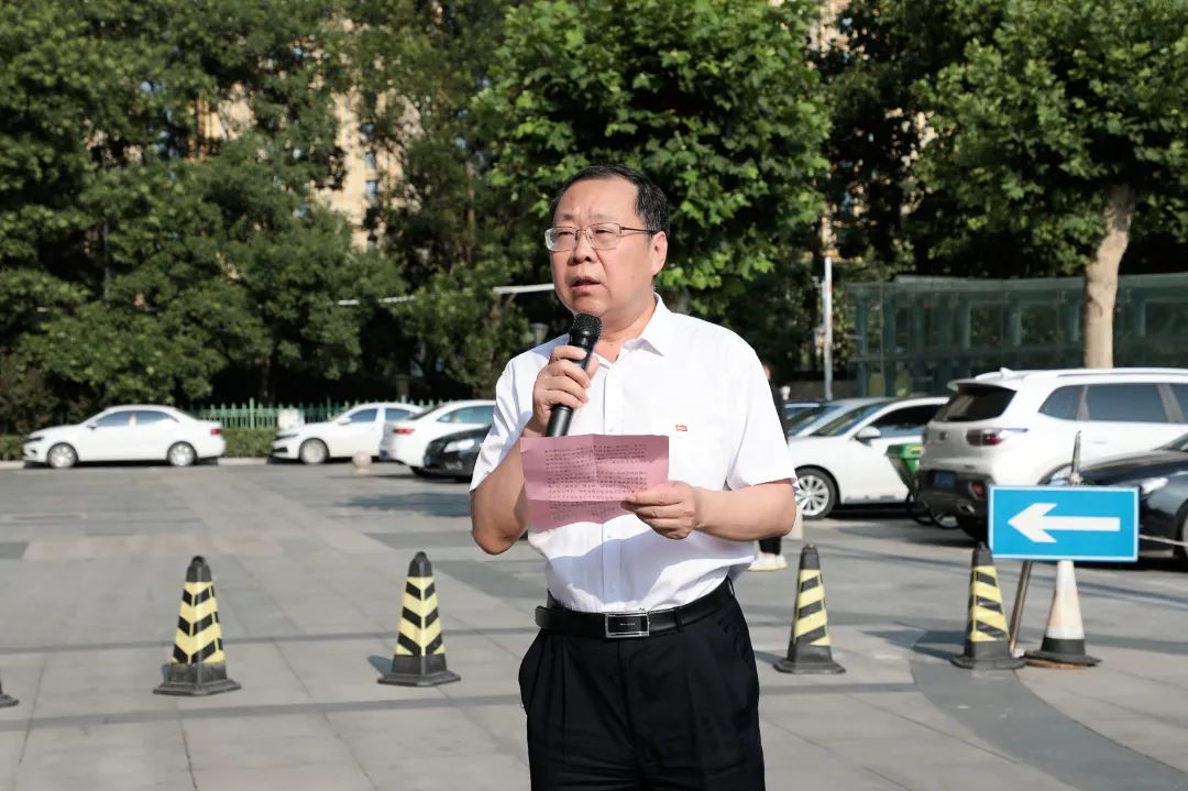 【庆七一】奋楫扬帆 奋力开创医院高质量发展新局面——市五院举行庆祝中国共产党成立101周年升旗仪式