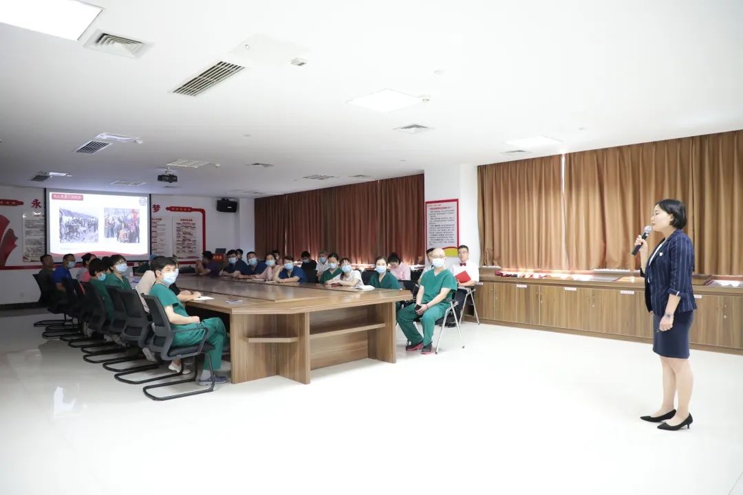 市五院开展迎“建党101周年 建院73周年”理论宣讲活动