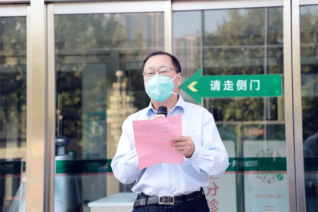 市五院欢送援石抗疫医疗队凯旋 市五院欢送援石抗疫医疗队凯旋