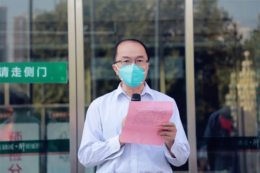 市五院欢送援石抗疫医疗队凯旋 市五院欢送援石抗疫医疗队凯旋